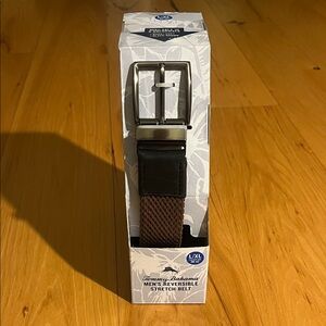 Tommy Bahama Men's Dual-Tone Stretch Belt - Black and Brown